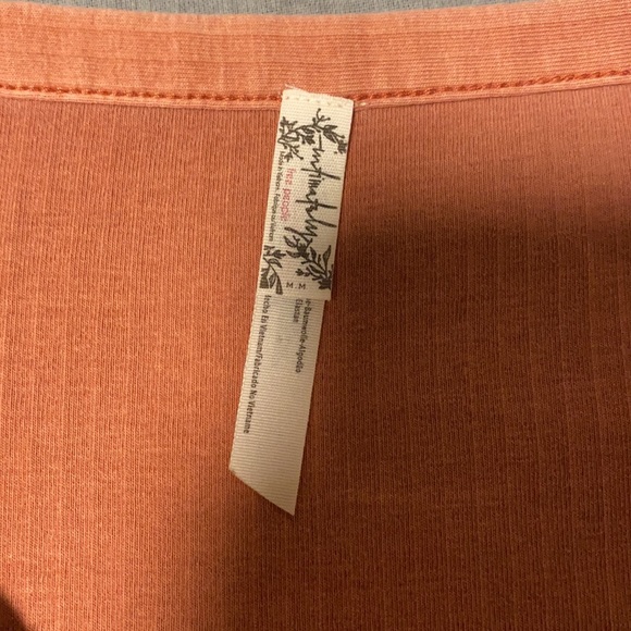 Intimately Free People Salmon Tank Top, Size Med.  In good condition - Picture 3 of 5